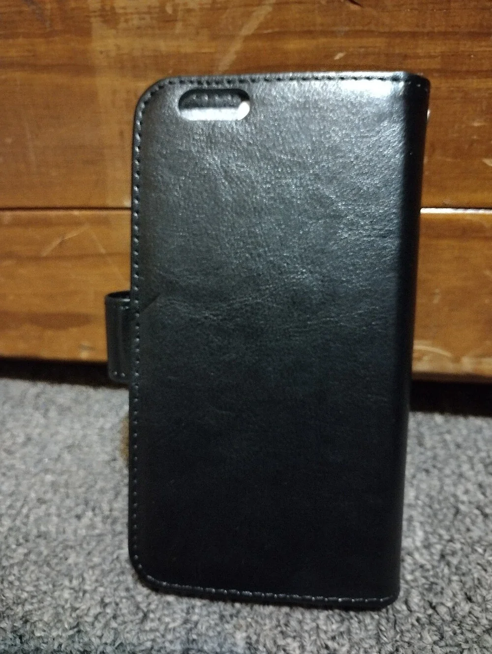 Apple iPhone 6 Or 6S Or Similar Phone Black Wallet 5.5